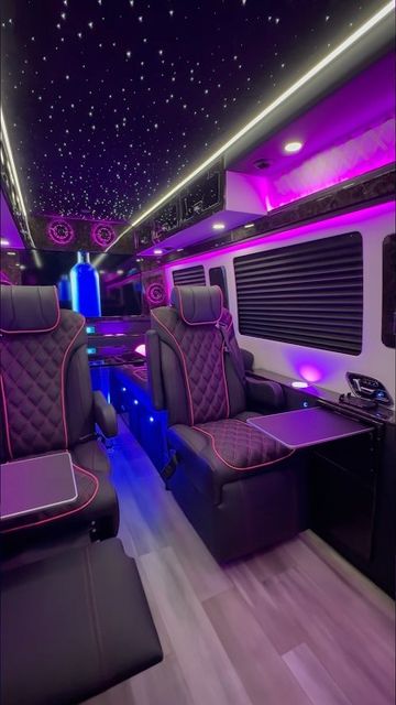VIP Mercedes Sprinter Interior for NFL Player